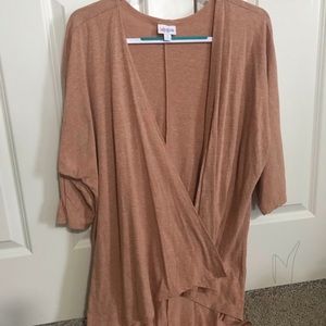 LulaRoe, M Tan Kimono